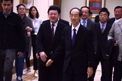 民革中央主席万鄂湘出席大会
