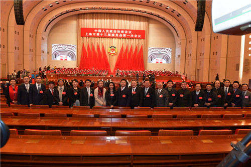 民革党员中部分市政党员合影