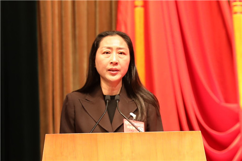 王慧敏作大会发言