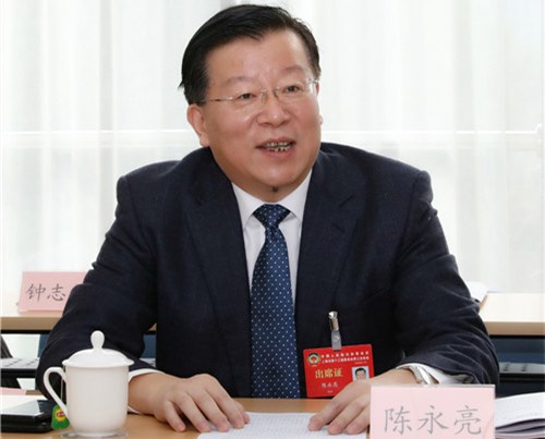 陈永亮委员在小组讨论现场