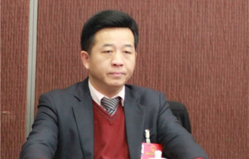 陈峻代表在分组讨论会场