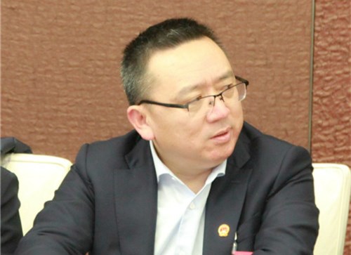 蔡宁代表在分组讨论会场