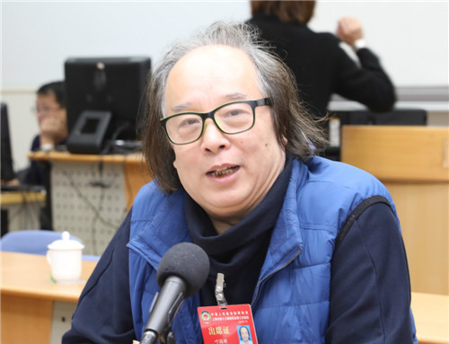 叶国辉委员在分组讨论会场