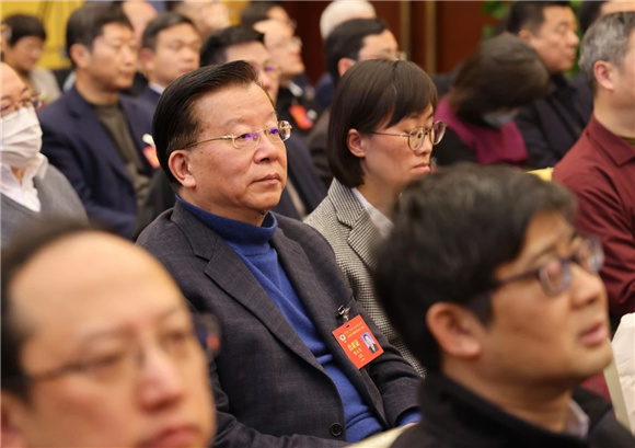 陈永亮委员在专题会议现场